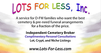Discount Cemetery Property with Lots for Less, Inc.